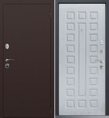 Входная дверь Command Doors Патриот медный антик 01 альберо браш грей